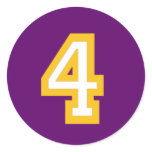 4FAVRE ROUND STICKER