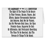 4th Amendment Of The U.S. Constitution Greeting Cards