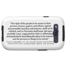 4th Amendment of the United States Constitution Galaxy S3 Cover