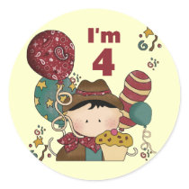 4th Birthday Cowboy Tshirts and Gifts