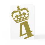 4th Birthday - Number – Four Cards