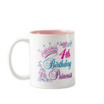 4th Birthday Princess Mug