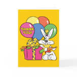 4th Birthday Rabbit Greeting Cards