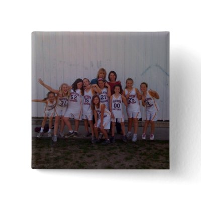 4th Grade Girls Basketball Button by kimmi219