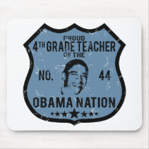 4th Grade Obama Nation Mousemat