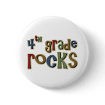 4th Grade Rocks Fourth Buttons
