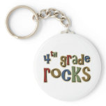 4th Grade Rocks Fourth Key Chains