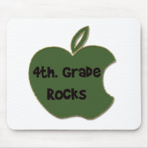 4th. Grade Rocks Mouse Pad