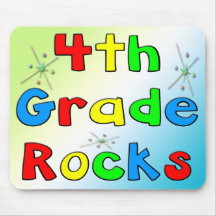4th Grade Rocks Mousemats
