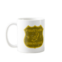 4th Grade Teacher Drinking League Coffee Mug