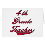 4th Grade Teacher Red Card