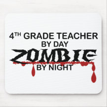 4th Grade Zombie Mouse Mat