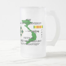 4th Inf Vietnam Frosted Mug