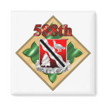 4th Infantry Division 588th Engineer Battalion Refrigerator Magnets