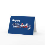 4th July card for Troops