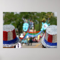 4th July Hats Print