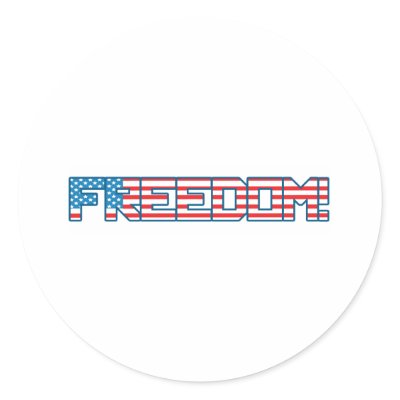 4th July - Independence Day - Freedom Flag by CarbonClothing