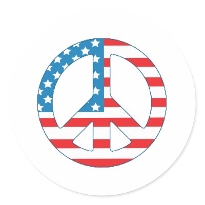 4th July - Independence Day - Peace Flag by CarbonClothing