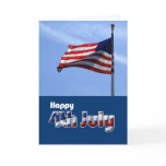 4th July Invitation BBQ cook out Patriotic