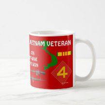 4th Marine Division Vietnam Veteran Coffee Mugs