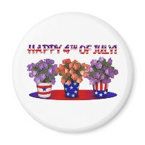 4th of July and Patriotic Gifts and Tees Refrigerator Magnet
