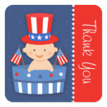 4th of July Baby Shower Favour Tag