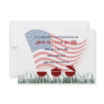 4th of July Barbeque Cookout Personalised Announcement