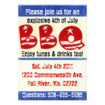 4th of July BBQ party invite invitations