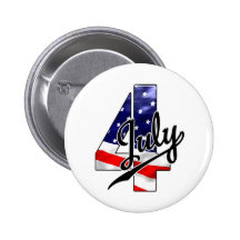 4th of July Buttons
