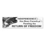 4th of July Canceled Bumper Stickers