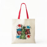 4th of July Canvas Bag: Lady Liberty