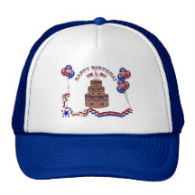 4th of July Celebration Mesh Hats