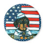4th of July Dachshund Refrigerator Magnets