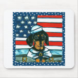 4th of July Dachshund mousepads