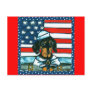 4th of July Dachshund Postcards