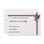 4th of July Eagle and American Flag Illustration