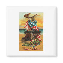 4th of July Eagle and Flag