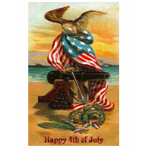 4th of July Eagle and Flag