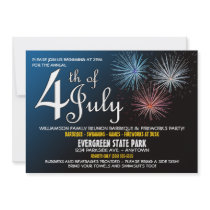 4th of July Family Reunion Invitation