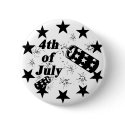 4th of July Firecrackers buttons