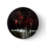 4th of July Fireworks over the White House Pinback Button