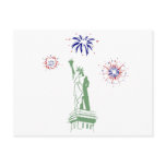 4th of July Fireworks Postcard