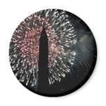 4th of July Fireworks Washington Monument Fridge Magnet
