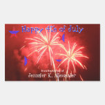 4th of July From the Kitchen of Rectangular Stickers