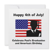 4th Of July Graduation Party Invitation