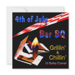 4th of July - Invitation BBQ