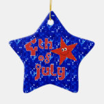 4th of July Keepsake Star Ornaments
