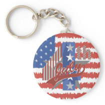 4th of July Key Chain