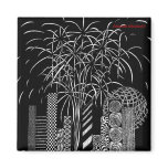 4th of July Refrigerator Magnet