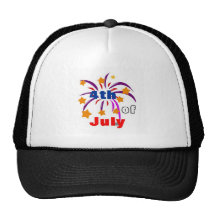 4th of July Mesh Hats